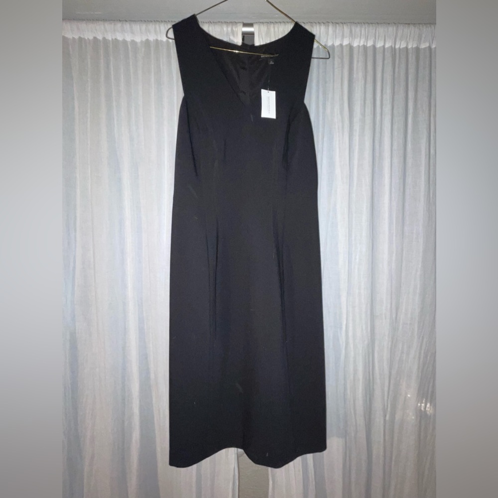 Banana Republic Black Lined Dress sz 10
